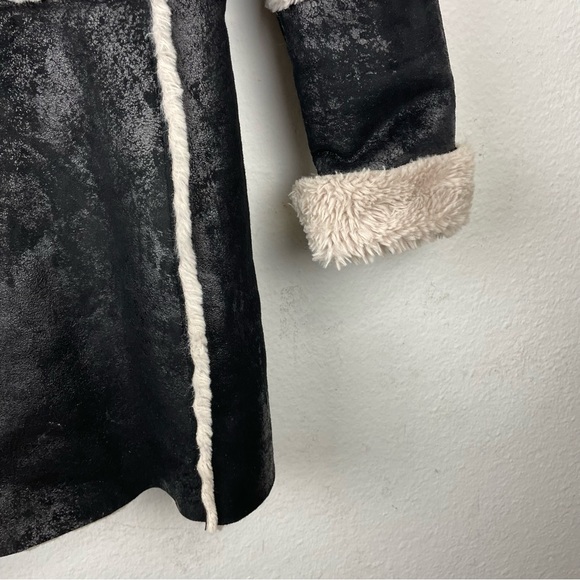 RARE SW3 Bespoke faux shearling womens convertible coat Sz S - Picture 7 of 9